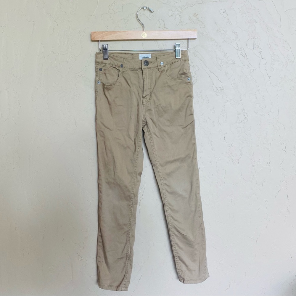 Boys Hudson Jeans tan khaki slacks size 10 cotton